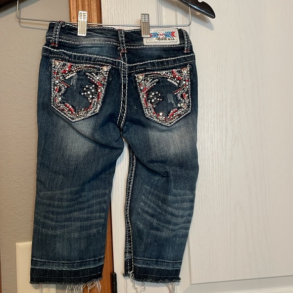 GRACE Girls Red White and Blue Capris - Picture 2 of 2